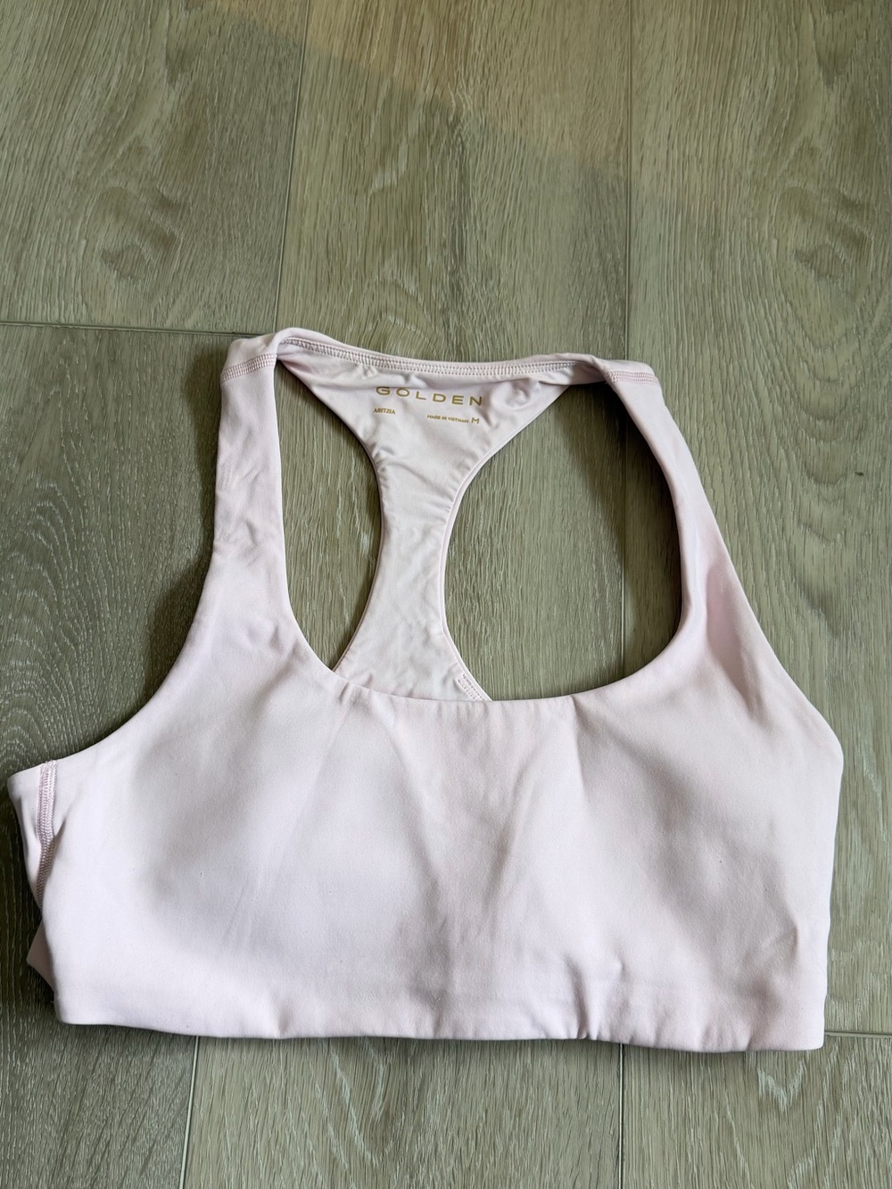 TNA Pale Pink Racerback Sports Bra